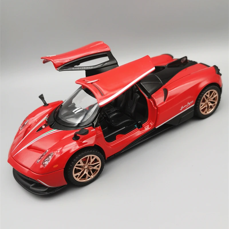 

1:32 Pagani Huayra Dinastia Supercar, литая под давлением модель автомобиля из сплава, звук и свет, высокая имитационная модель, подарочная игрушка