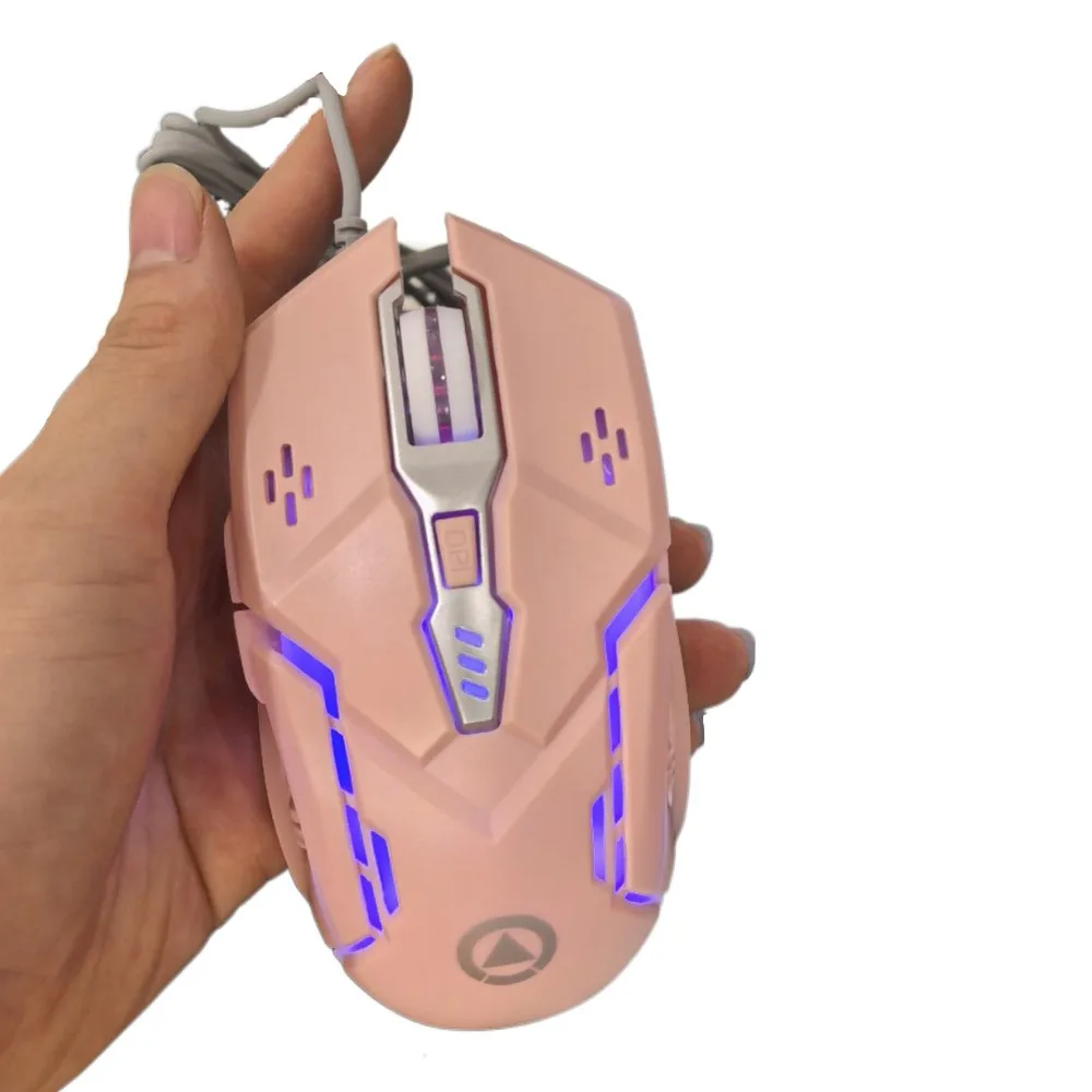 

Professional Colorful Light Wired Mouse Illuminated Silent USB Mouse Ergonomics Mechanical Computer Mice Office Home