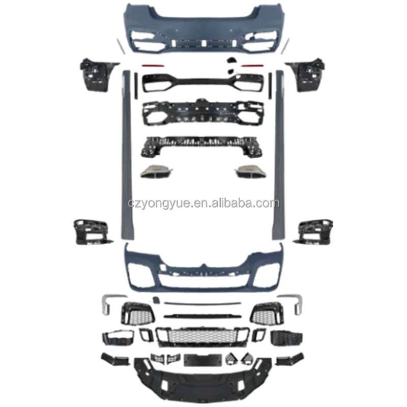 

Спортивный передний и задний бампер Dream Garage, модифицированный под спортивный обвес, полный комплект широкого обвеса для BMW 7 серии G11 G12 2019-2022 годов выпуска.