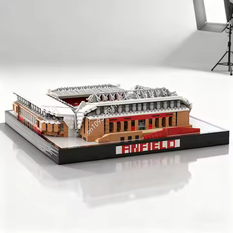 2204pcs MOC Liverpool Stadium Creator Experted Model Building Blocks Toys Assemble DIY Christmas Gifts Idea Education Brick Kids