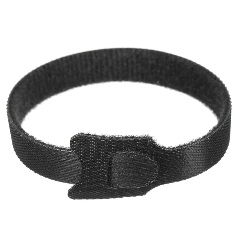 12 x 200mm 100pcs/set 0.5'' x 8'' Black Nylon Cable Ties Belt Cable Ties Hot Nylon Reusable with Eyelet Holes