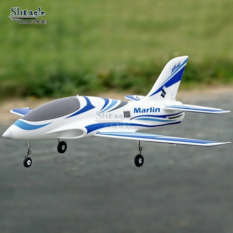 

Радиоуправляемый самолет SHEagle Marlin 64 мм EDF с электрическим двигателем, фиксированным крылом и флатами, реактивный, для взрослых любителей хобби