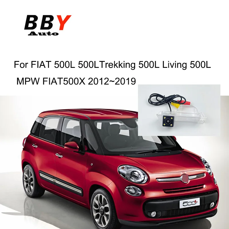 Rear view Camera For FIAT 500L 500LTrekking 500L Living 500L MPW FIAT500X 2012~2019 CCD License plate Backup Parking Camera