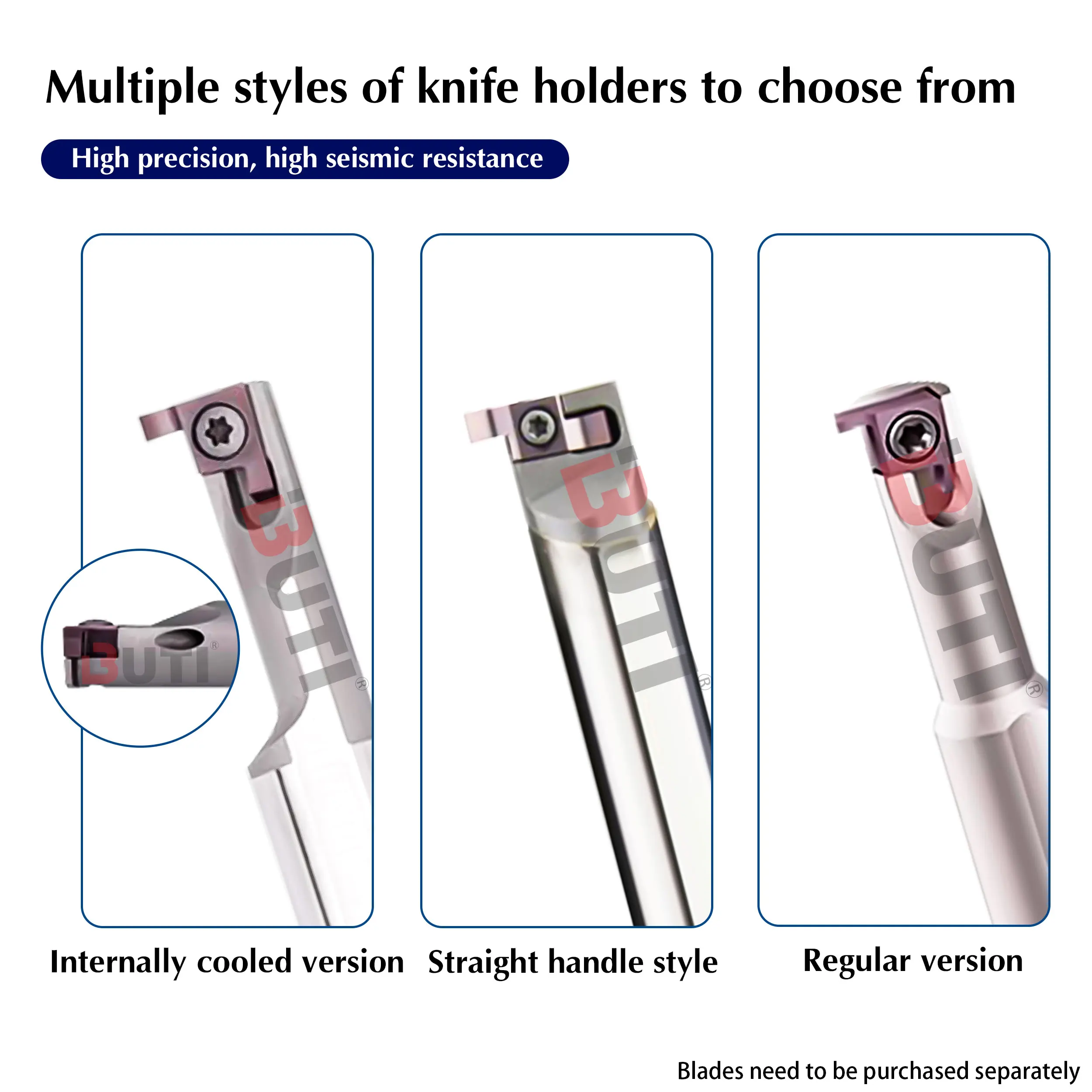 SIGER0808A SIGER1010B H06H SIGER09A แท่งมีดเซาะร่องในรูเล็กสำหรับเครื่องกลึง CNC แท่งมีดเซาะร่องในรู ซีรีส์ SIGER