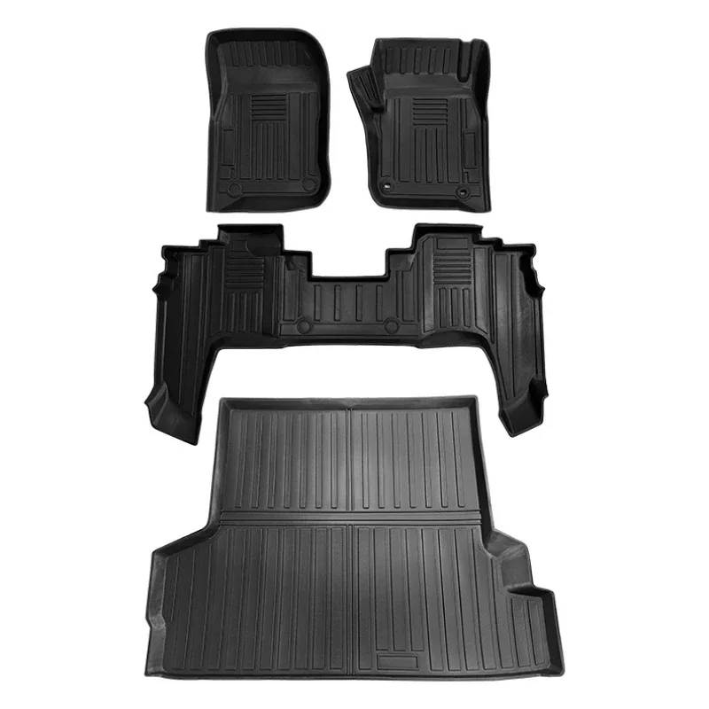 3D TPE Floor Mats Liner for Toyota Land Cruiser LC76 Wagon LC79 LC71 RHD 2007-2023