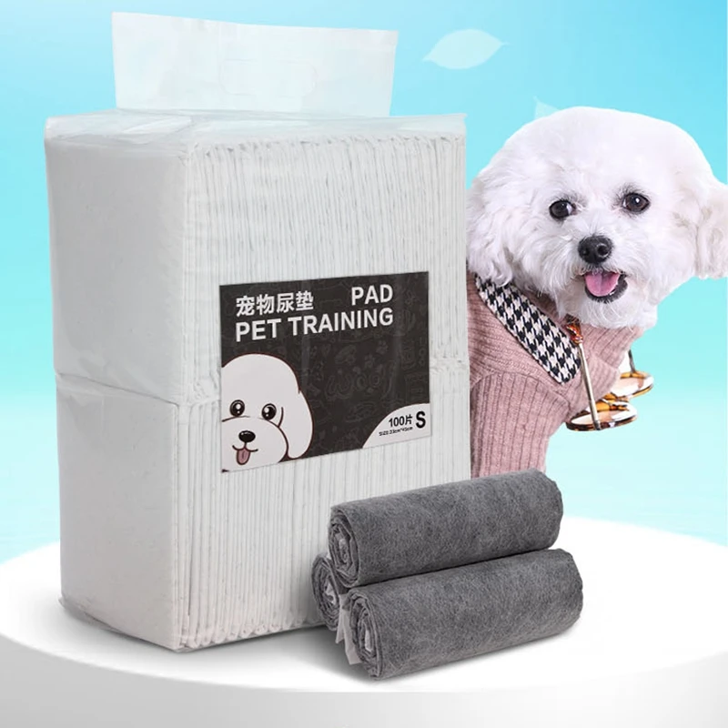 Pet Diapers for Dogs Cats Bamboo Charcoal Deodorant Disposable Dog Training Pee Pad Absorbent Nappy Mat for Pet Supplies S M L X