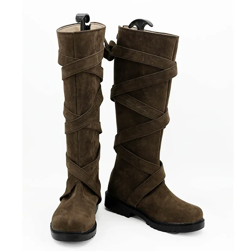 Botas Cosplay para Halloween, Carnaval, Tronos, Traos, Traje Feito, Sapatos de festa para Adulto, Homens e Mulheres