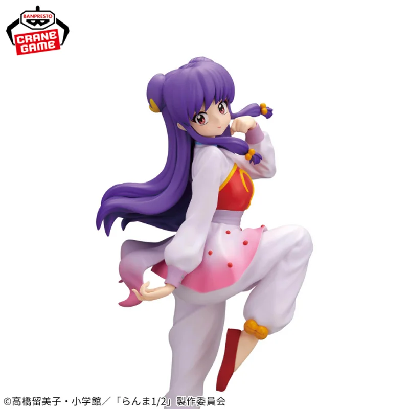 Genuíno original bandai banpresto ranma 1/2 glitter glamour shampoo postura de pé anime figura modelo desktop ornamento presente