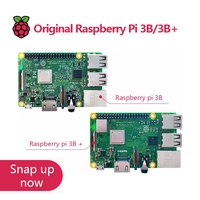 Original Raspberry Pi 3 Model B /3B+ Plus BCM2837 1.2G ,Raspberry Pi 3 B+ with 2.4G & 5G WIFI 4.2 Bluetooth and PoE