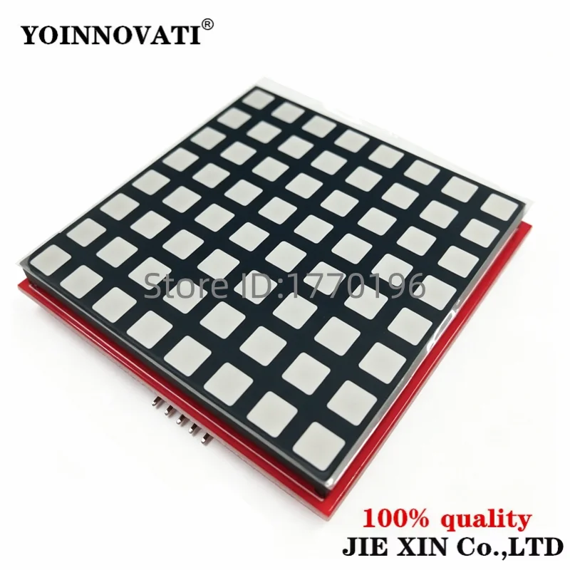 LED Full Color Dot Matrix RGB LED Display Screen Board 8*8 Dot Matrix Module for Raspberry Pi 3/2/B+ 8x8 RPI-RGB-LED-Matrix