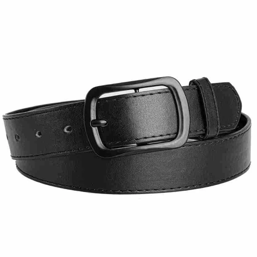 Men's retro needle buckle belt, men's casual business simple belt, middle-aged and young fashionable men's multifunctional belt
