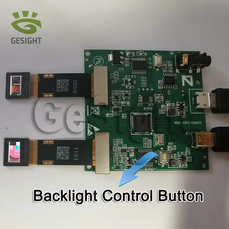 Płyta sterownika z podwójnymi oczami Interfejs Micro HDMI Dostępny interfejs USB dla wyświetlacza BOE 0,39 cala Micro Oled