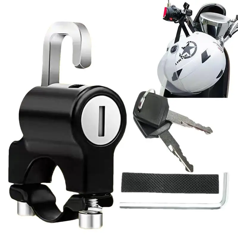 Anti-Theft Grip Lock Sturdy Hat & Motorcycle Locks Motorbike Accessories Anti-Theft Device Safe Lock For Motorcycles Scooters