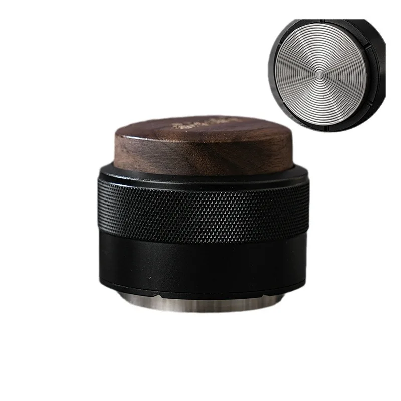 Coffee Tamper  and  Distributor Press Type  Walnut Wood Constant  Pressure Tamper for Espresso Coffee