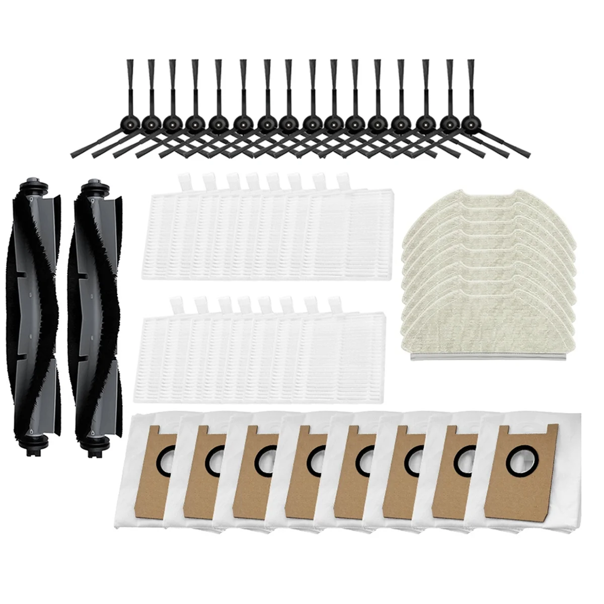 Запасные части для робота-пылесоса T20+, основная боковая щетка, ткань для швабры с фильтром Hepa