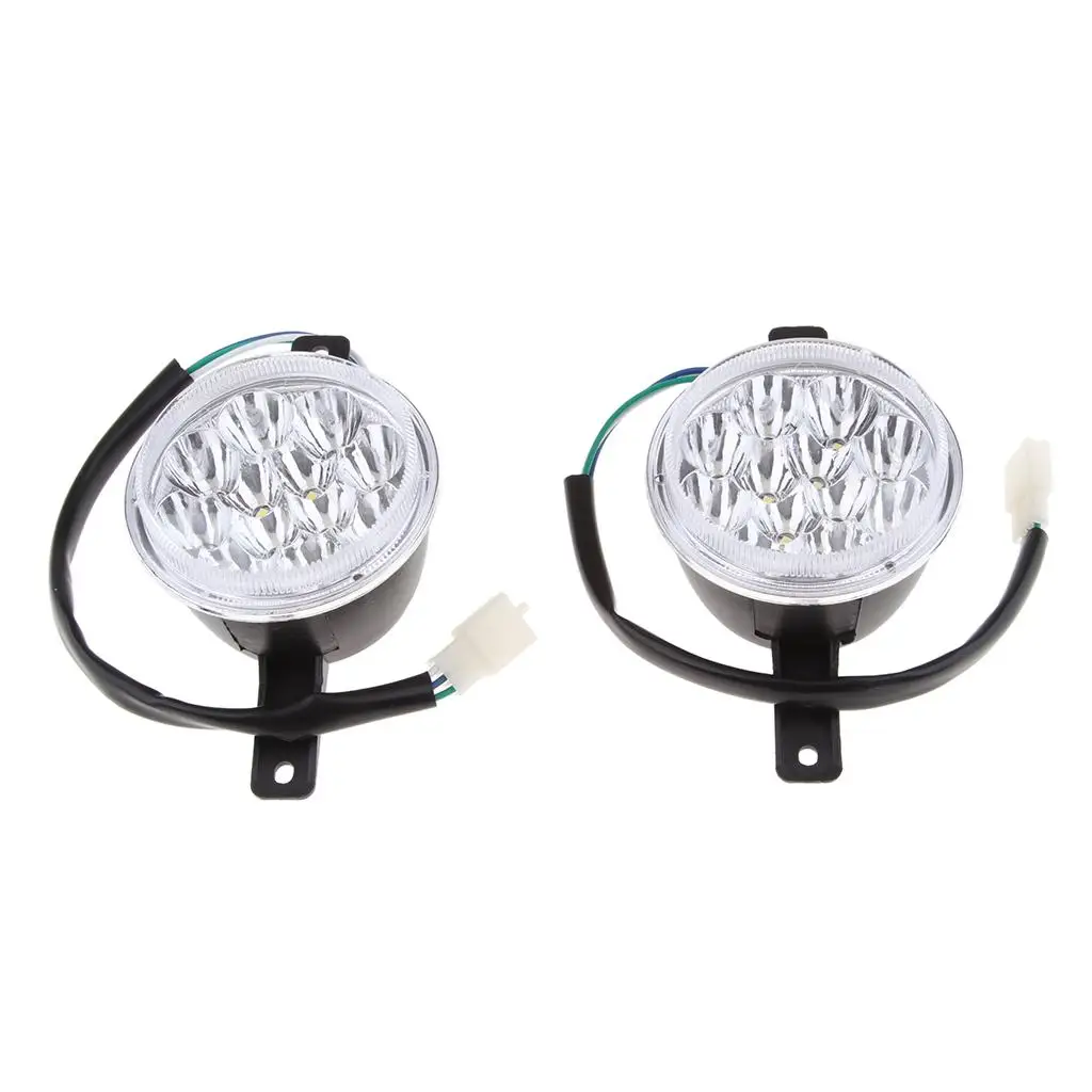 Go Kart LED Front Headlight High Brightness Waterproof Plastic Light for JLA-13-10 JLA-21-10 ATV Quad
