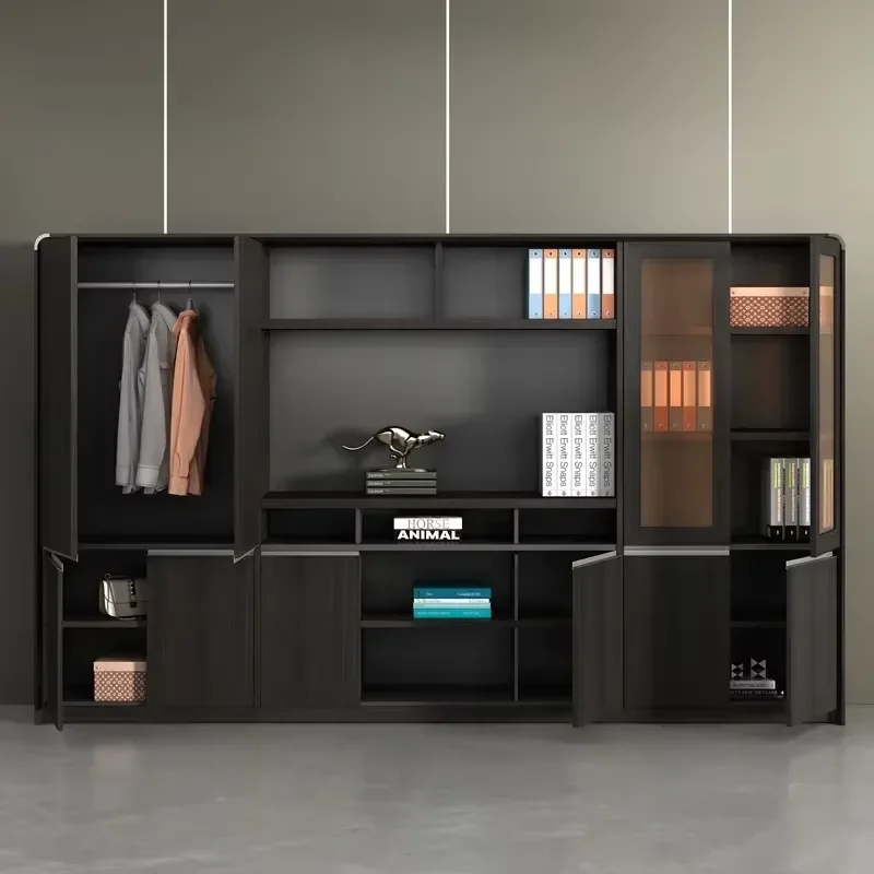 Wooden Storage Cabinets Panel Bookcases File Cabinets Office Organizer Lockers Filing Furniture for Home Office