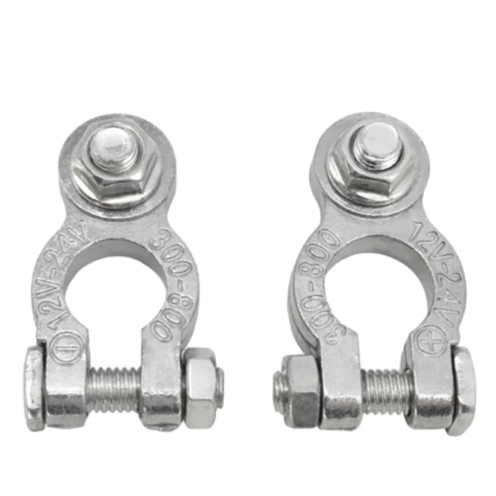 2PCS 12V 24V Auto Car Battery Terminals Wire Cable Clamp Terminal Quick Release Connectors