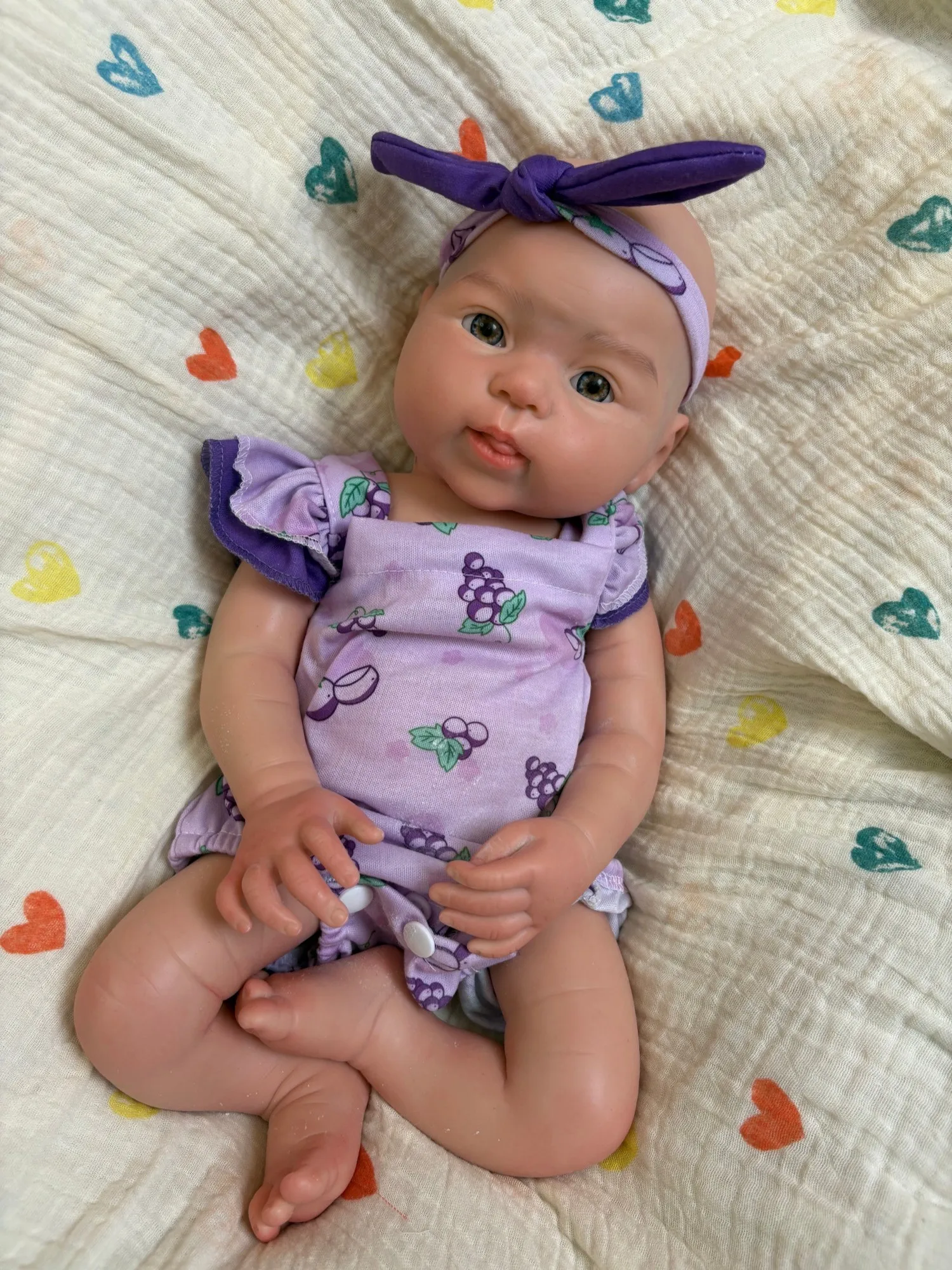 1PC/2 Styles Handmade Silicone Toy Reborn Doll - Unpainted/Painted Washable Realistic Anatomically Accurate Playful Gift Doll - view 4