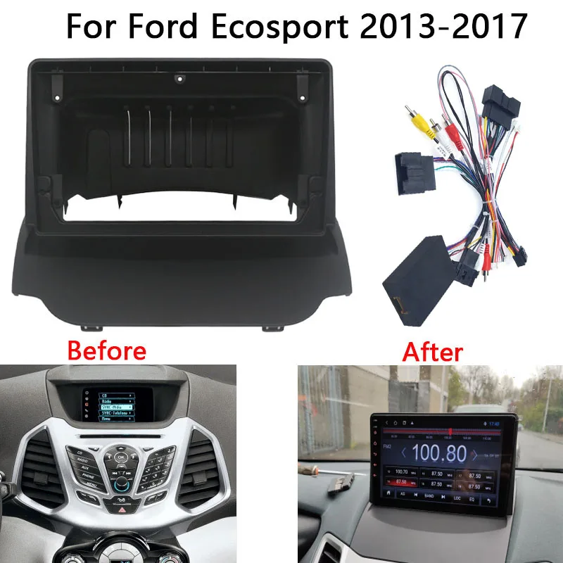 

Car Radio Fascia For Ford Ecosport 2013 2014 2015 2016 2017 Video Panel Multimedia Player Audio Dash Frame Mount Dash Kit