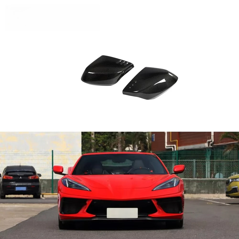 

JC Sportline Pure Carbon Mirror Caps for Chevy Corvette C8 Stingray Coupe 2-Door 20-21