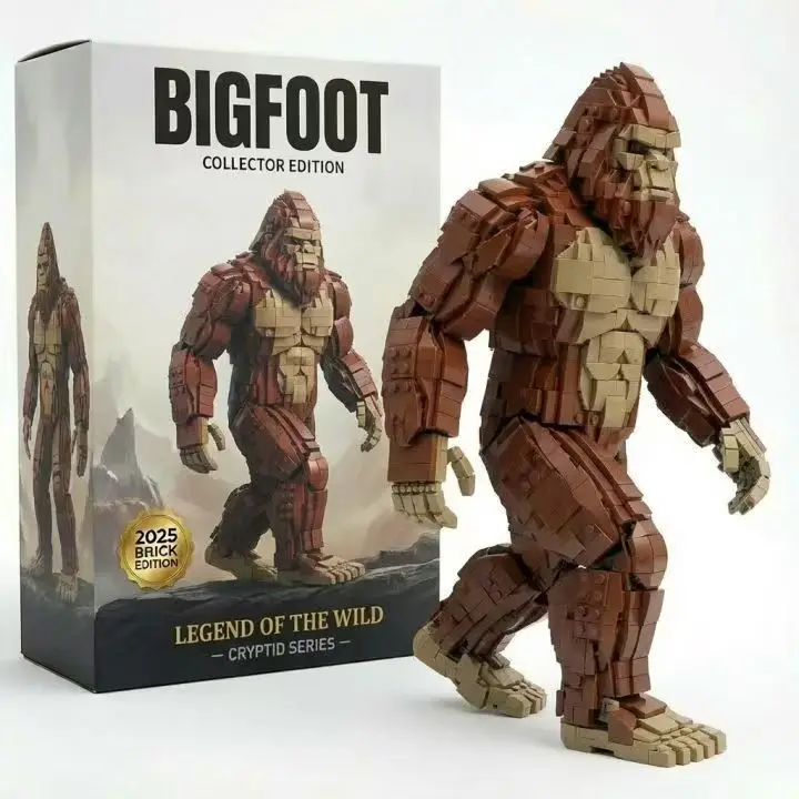 Riesiger King Kong Gorilla Baukasten Wildtier-Modell DIY-Montage Lernspielzeug Sammlerstück Geschenk für Kinder und Erwachsene