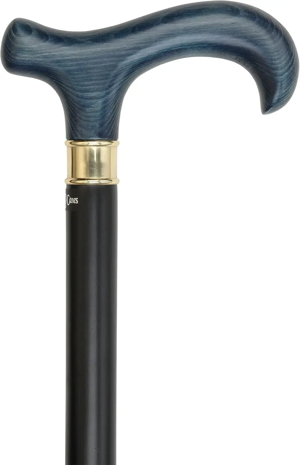 Long, Super Strong Derby Walking Cane (Denim-blkbeech)