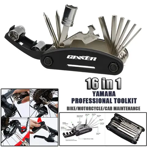 [BEST] FOR Suzuki Gixxer SF 250/150/125 (2018-2025+) | 16-in-1 CNC Professional Tool Kit | Motorcycle Screwdriver&Hex Wrench Set