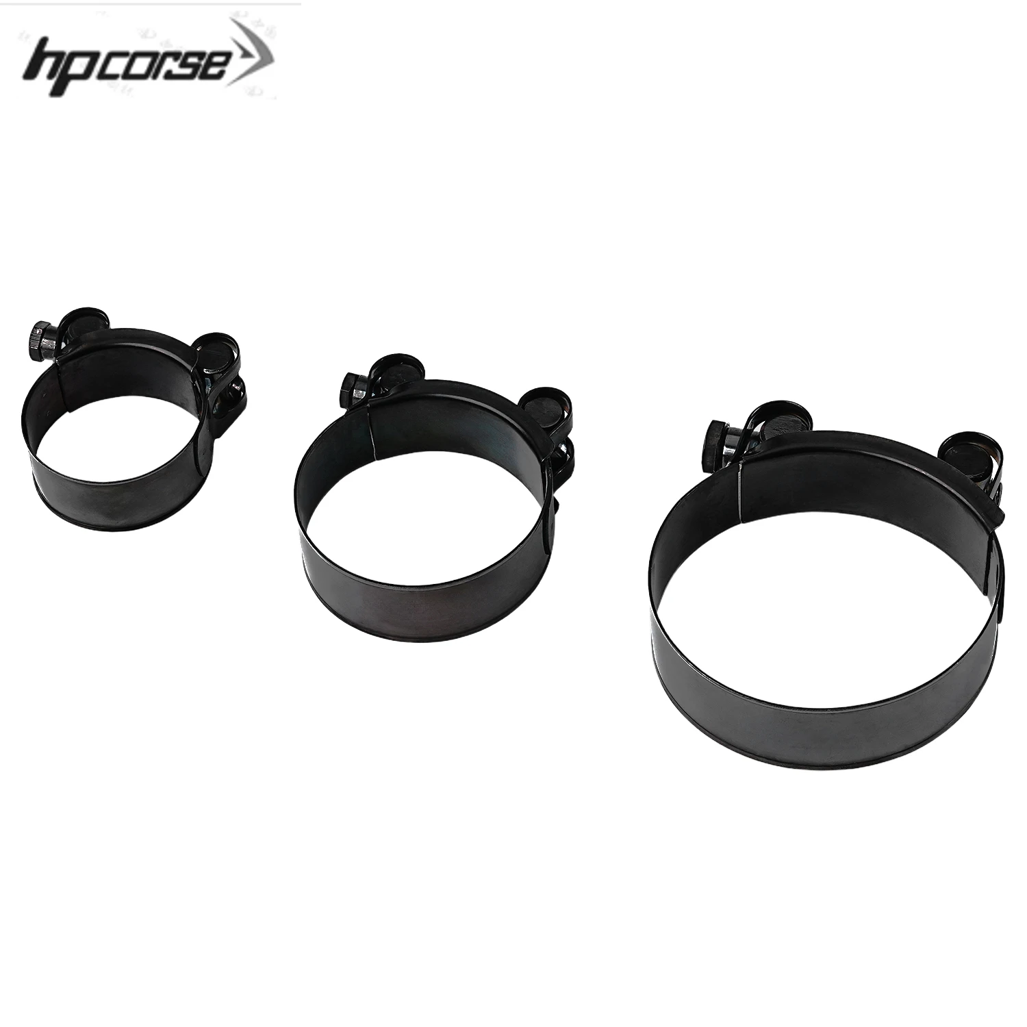 Powerful Clamp 304 Stainless Steel Hose Air Water Pipes Exhaust Fuel Clip Motorcycle Muffler Clamps Durable Sealing Welding Tool