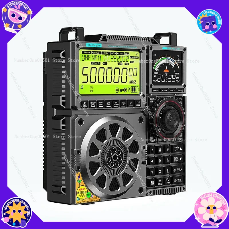 

Качество звука Hi-Fi Длительный срок службы батареи C919 Широкодиапазонное полноволновое радио Bluetooth TF-карта AUX-in Воспроизведение Запись