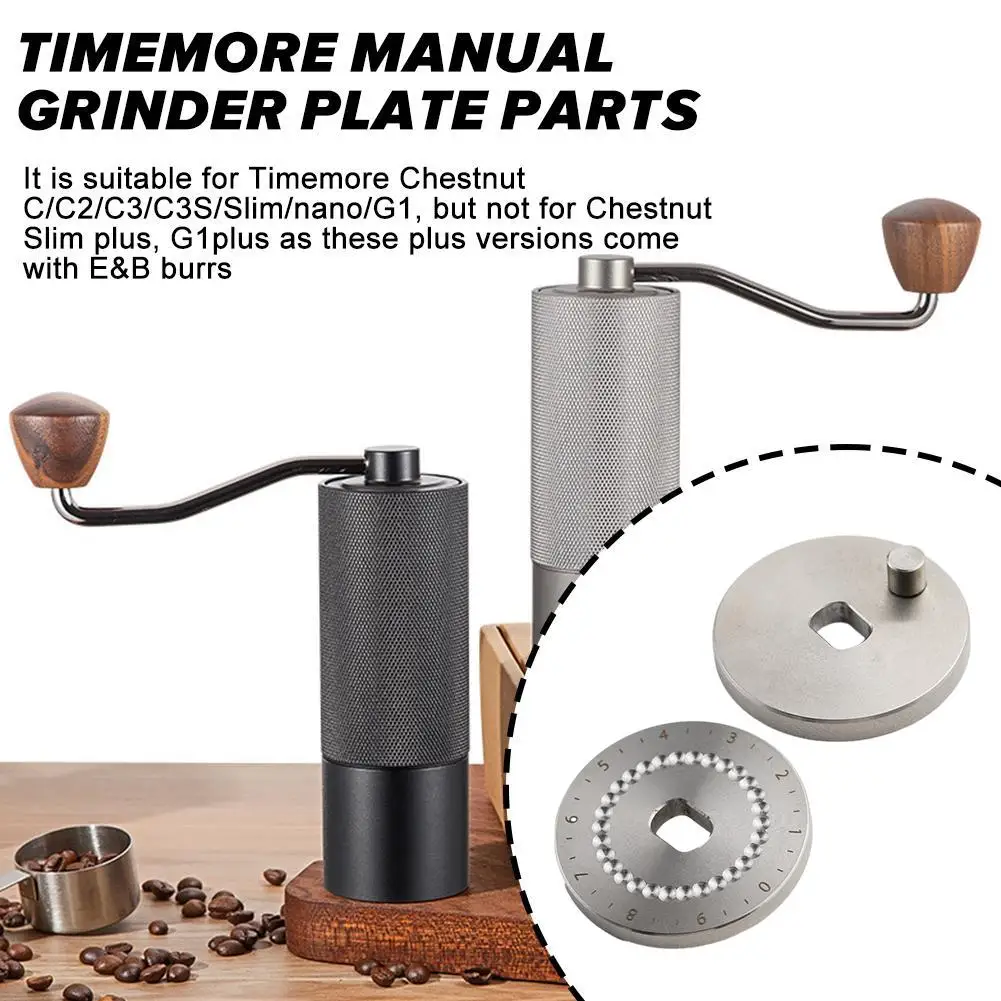 Timemore Manual Grinder Peças, DIY Hand Grinder, Ajuste Placa Acessórios para Castanha, C 2 c3 c3s Slim g1 Cozinha Ferramenta, 1Pc