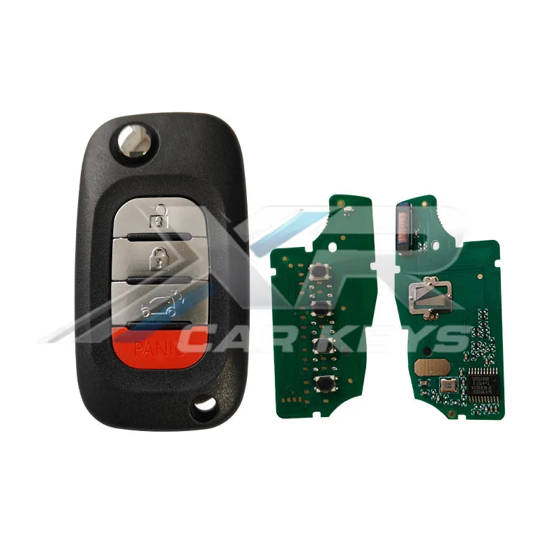 ID 4A Chip 433Mhz CWTWB1G767 TWB1G767 For Mercedes Benz Smart Fortwo 453 Forfour Flip Remote Smart Car Key 2015 2016 2017