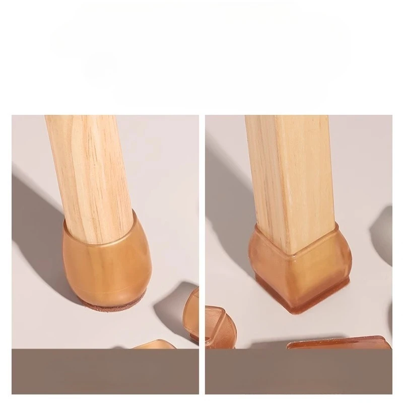 8-32Pcs Silicone Protective Cover Table Chair Leg Guards Pads Floor Protectors Furniture Foot Covers Anti Slip&Noise Reduction