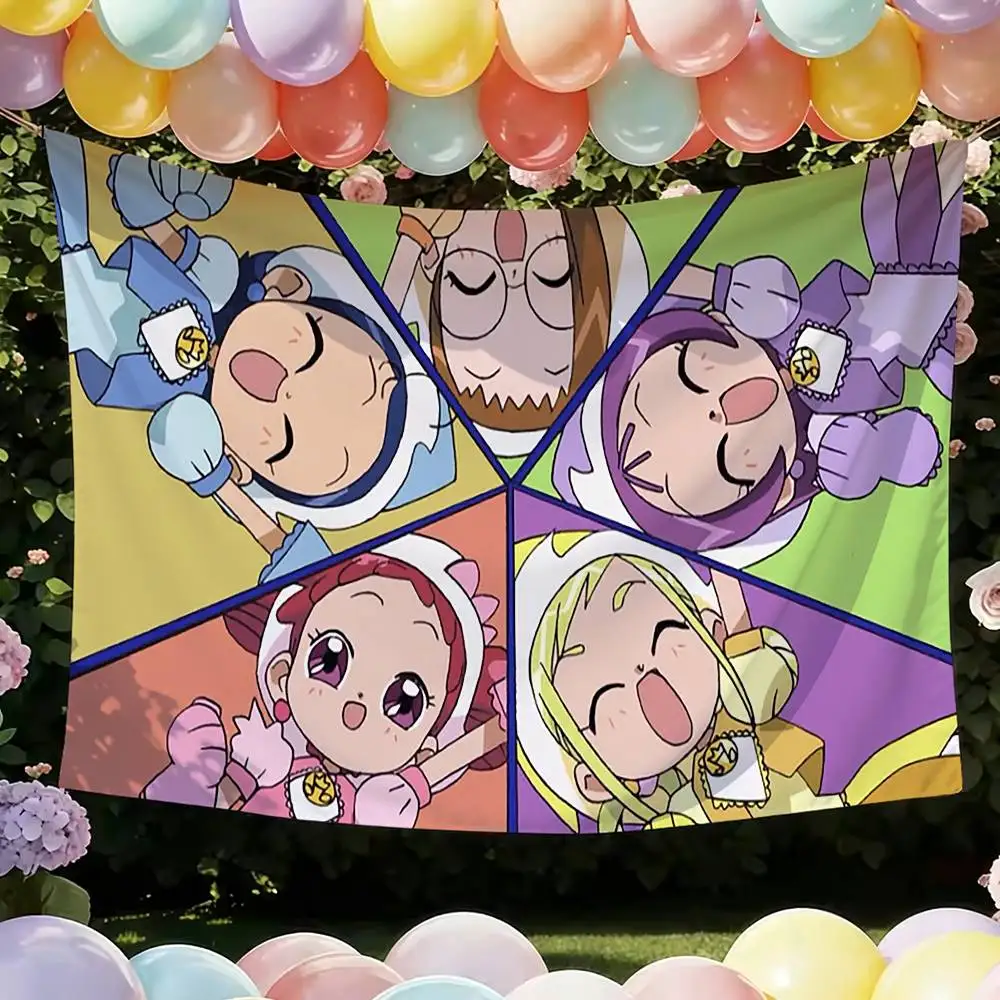 ANIME D-DoReMi Ojamajo Doremi Flags Wall Hanging Tapestry Outdoor Garage Room Decorative flag Background Blanket 3