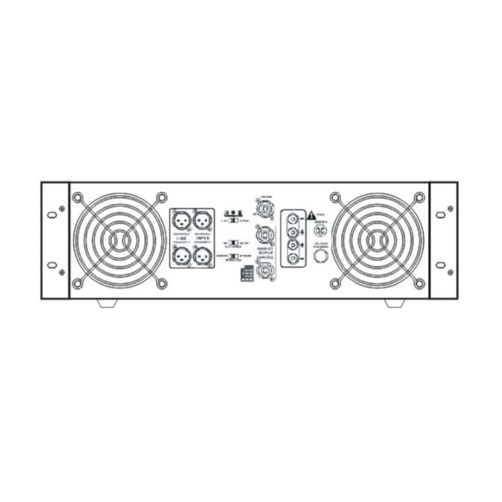 T Professional 4ohm 2400*2 Watt/8ohm 1600Wx2 Class D Power Amplifier With 2 Channel Audio High 3U Power Amplifier