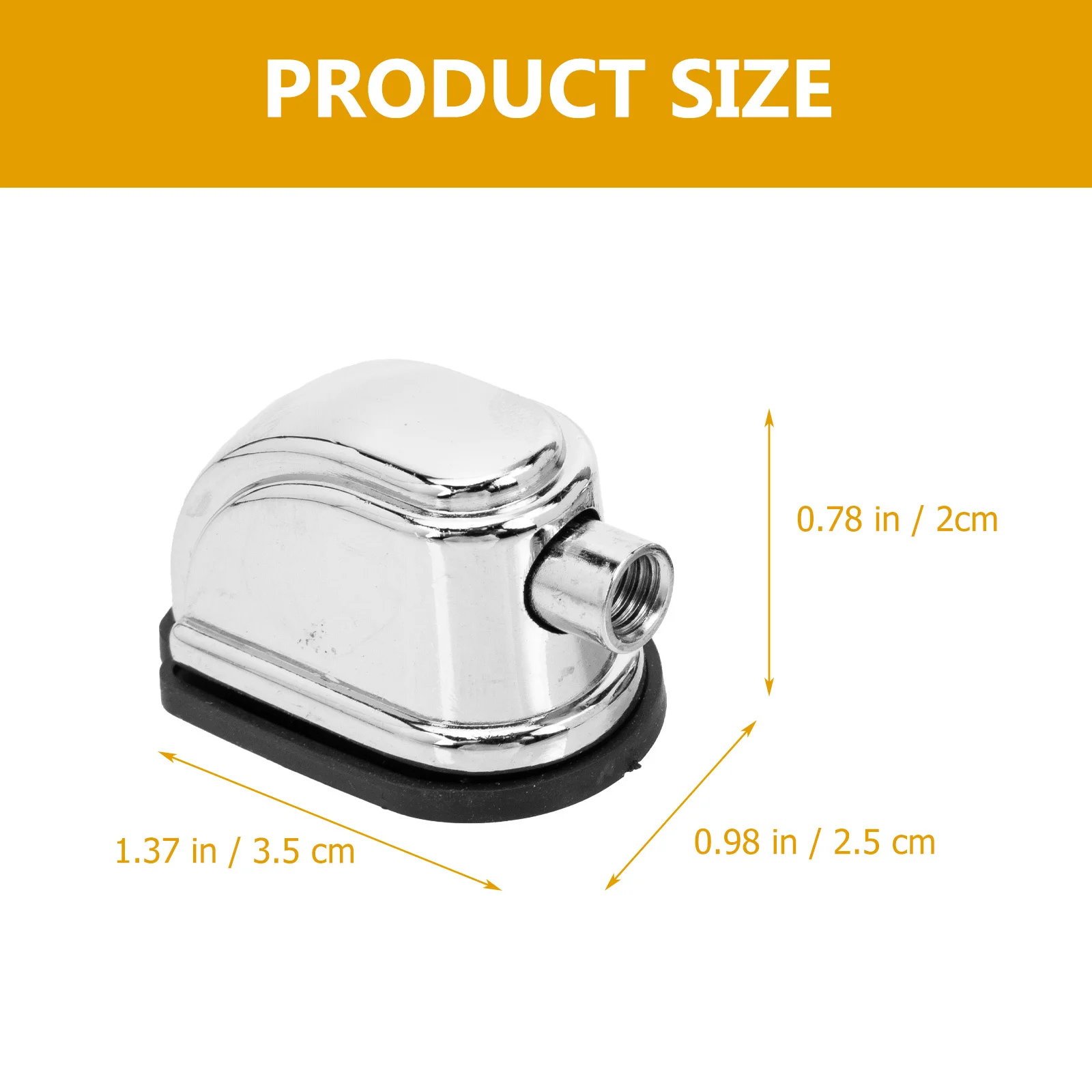 2 قطعة العروات كمين سبائك الزنك الفضة طبل موصلات استبدال أجزاء ل مجموعة طبلة توم الدف دائم مخلب السنانير أداة #4