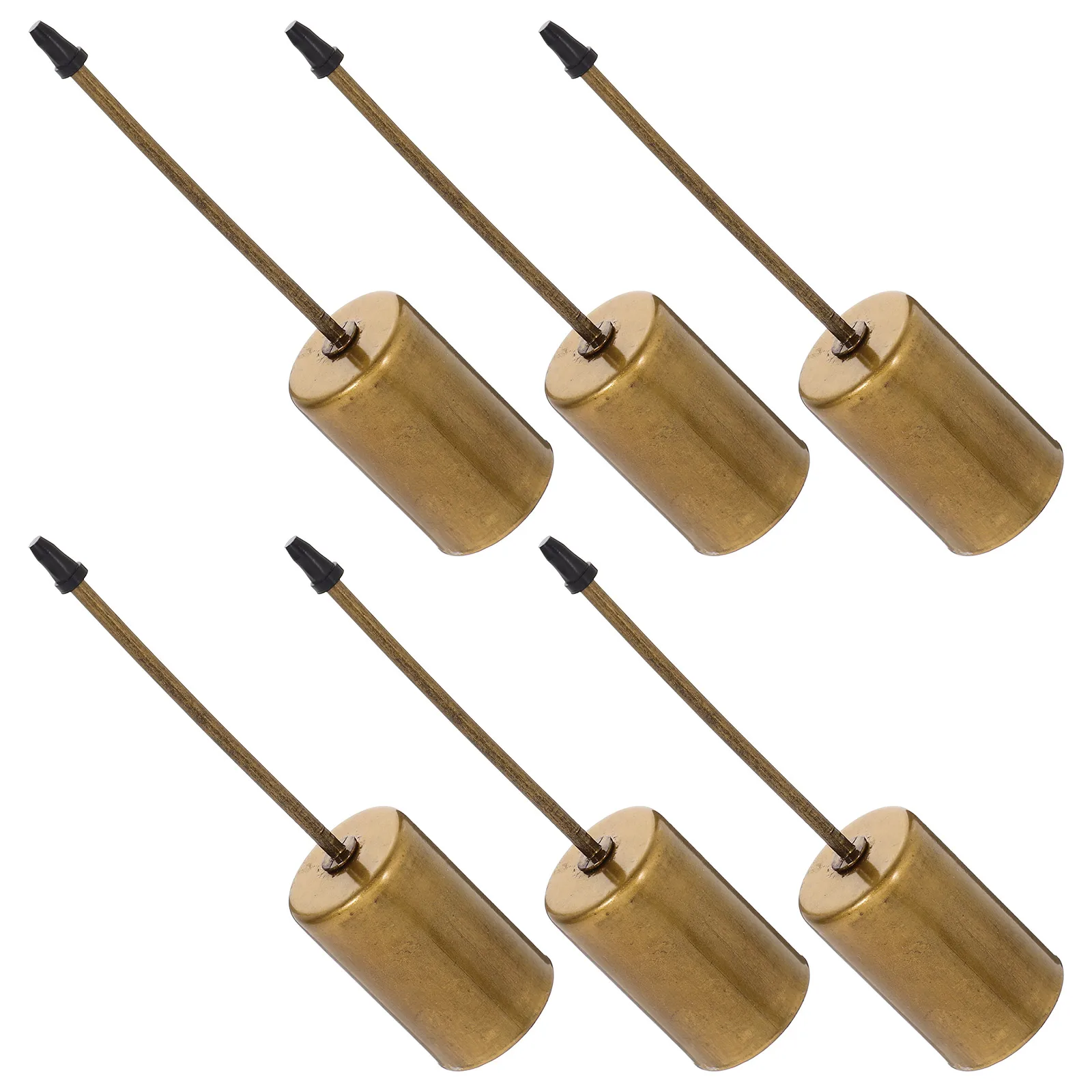 

6pcs Festival Cup Cylinder Metal Holder Christmas Decor Party Stick Taper Holders Tree Decoration