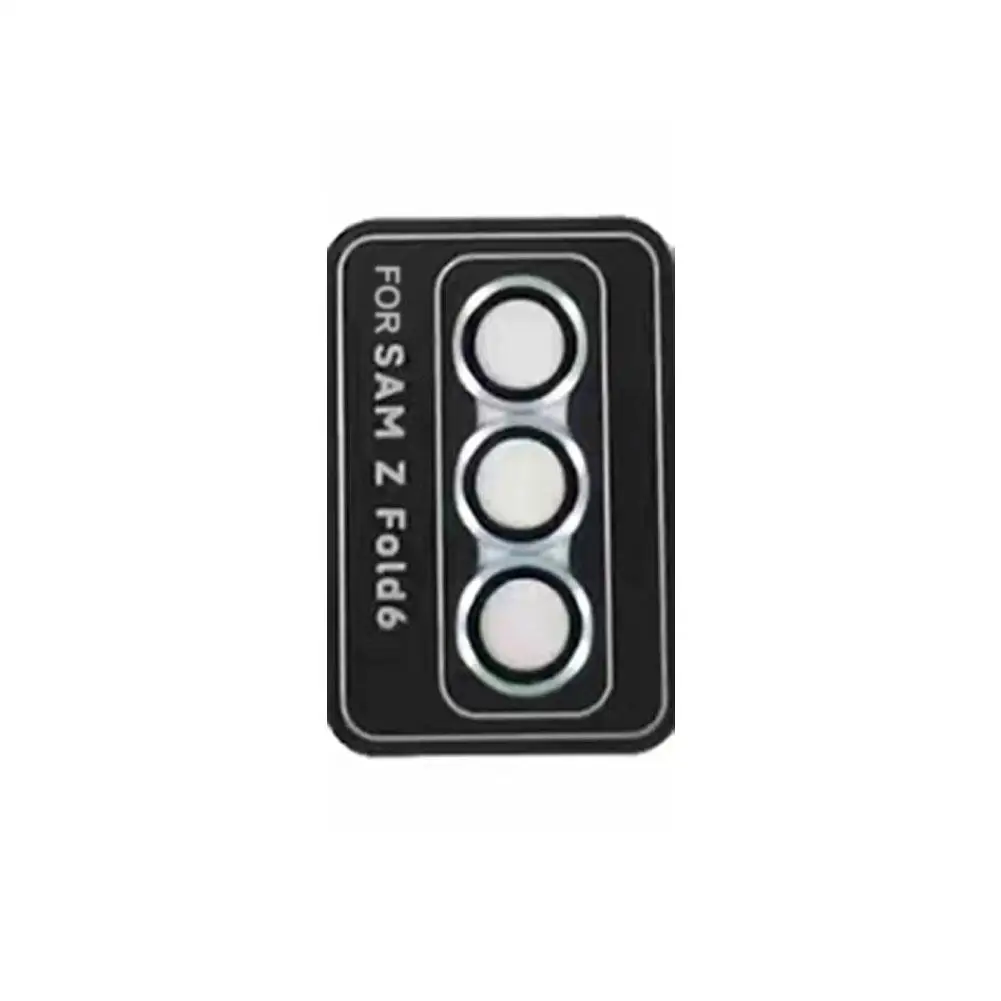 Metal Camera Tempered Glass Lens Screen Protector for Samsung z fold 6/flip 6 HD Glass Camera Lens Protector Cap J5F9