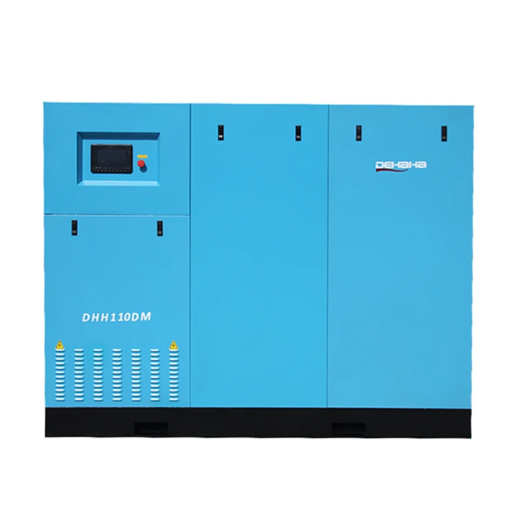 توفير الطاقة 150hp 110kw ضاغط الهواء الكهربائي 650 Cfm آلة ضاغط كبيرة