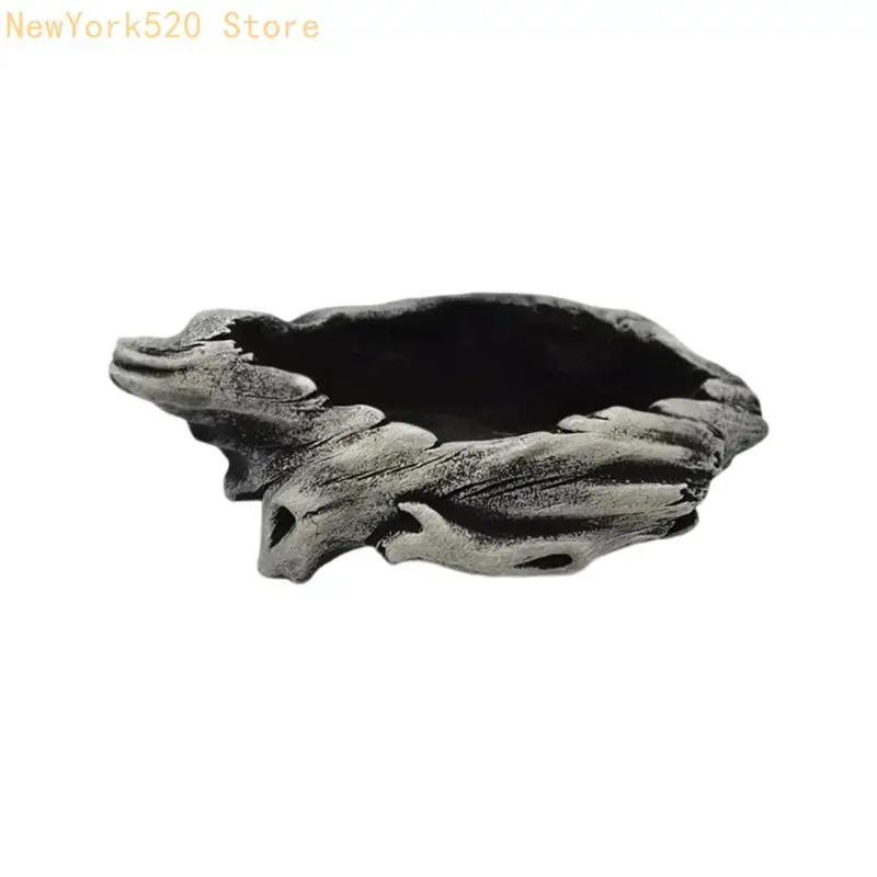 Stumps Flower Pots Cement Rustics for Small Plant Home Decorations Stump N84C