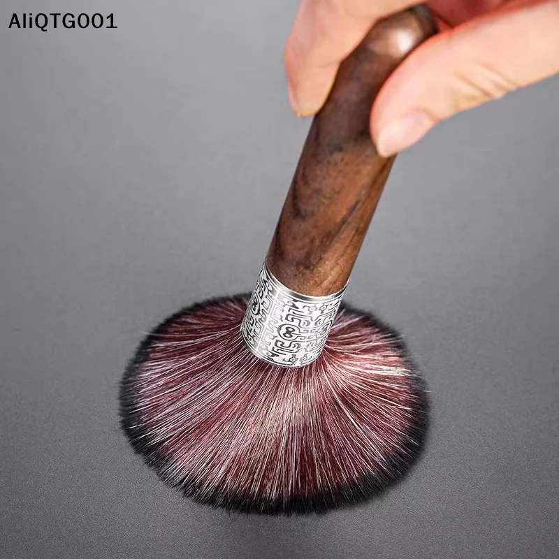 Wooden Espresso Coffee Powder Washing Brush for Barista Filt