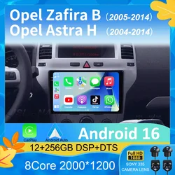 Android 16 Car radio Opel Zafira B 2005 - 2014 Opel Astra H 2004 -2014 player Multimedia navigation stereo GPS No 2din 2 din dvd