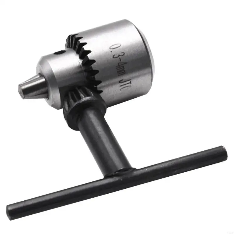 63HF 4x Micro Motor Drill Chuck Clamp 0.3-4mm With for Key 3.17mm Shaft Connecting Ro