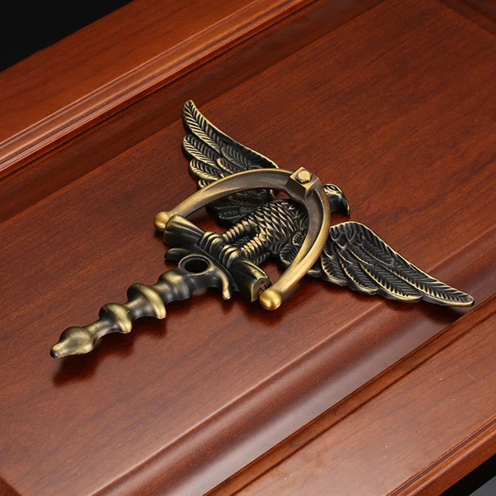 

European Eagle Head Door Knocker Security Craftsmanship High End Home Decoration Front Door Viewer Knocker Viewer