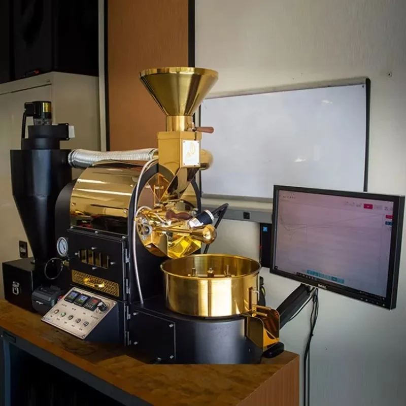 Industrial Lpg Gas1kg 2kg Cacao Coffee Bean Roasting Toaster Commercial Electric Cocoa_roaster_machinery of Coffee