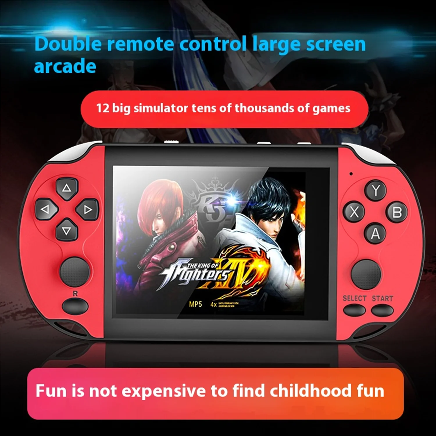 X7s joystick game console large screen PSP handheld game console retro nostalgic mini arcade handheld console