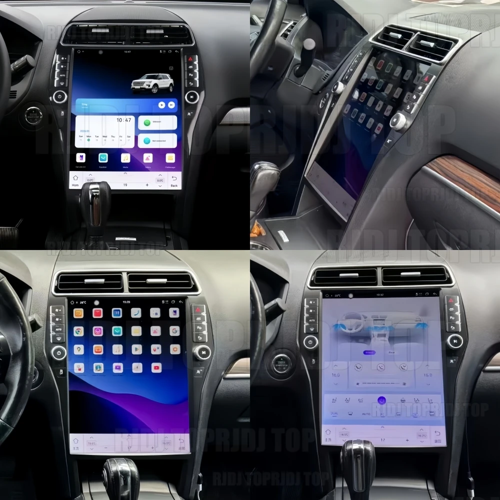Android 15 para Ford Explorer 2011-2019, Radio de Auto con Carplay Inalámbrico, Reproductor Multimedia con Android Auto, Navegación GPS, Audio DSP
