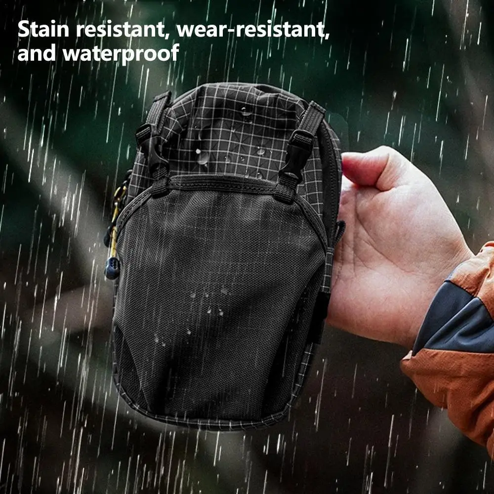 

Outdoor Sports Waist Bag Mobile Phone Bag Tactical Hanging Pack for Backpack Expansion Shoulder Bags Lightweight Hiking Gear