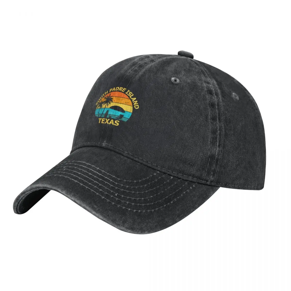 South Padre Island Texas Beach Surfer Vacation Souvenir holiday Baseball Cap Trucker Hat Girl'S Hats Men's