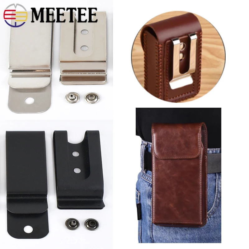 

1-5Pcs Metal Men Belt Buckle Double Holes Screws Buckles Garment Wasitband Spring Clasps Holster Sheath Clip Clasp Accessories